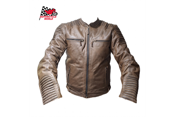 Cooper brown leather jacket