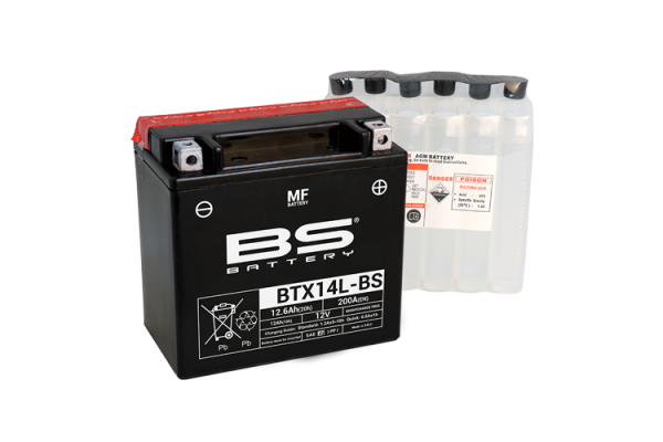 BS M/free battery YTX14L-BS